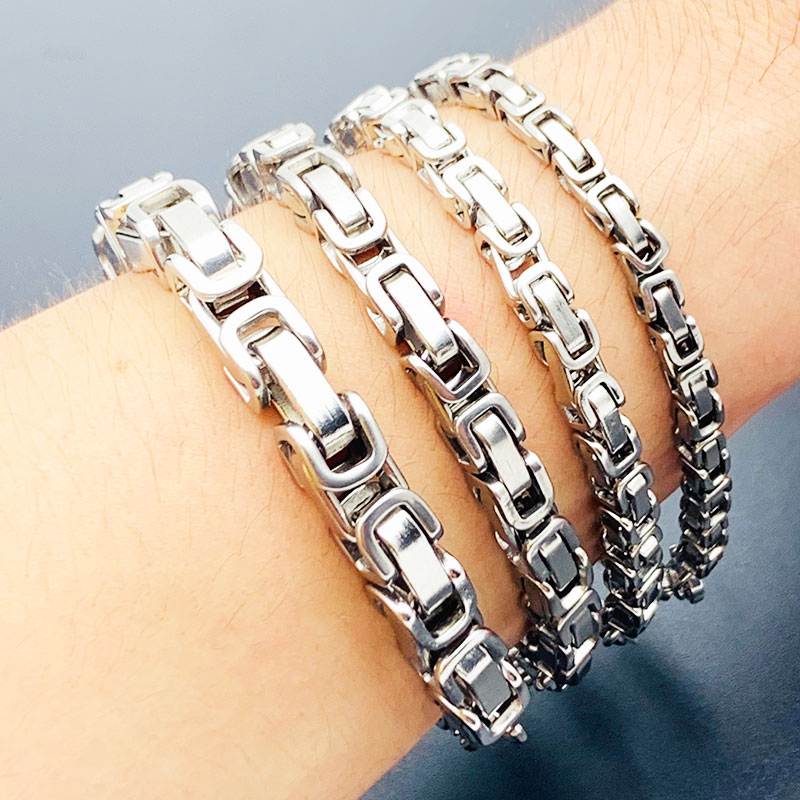 Mens Fashion In 1920 - Men Jewelry Bracelet 316 Stainless Steel