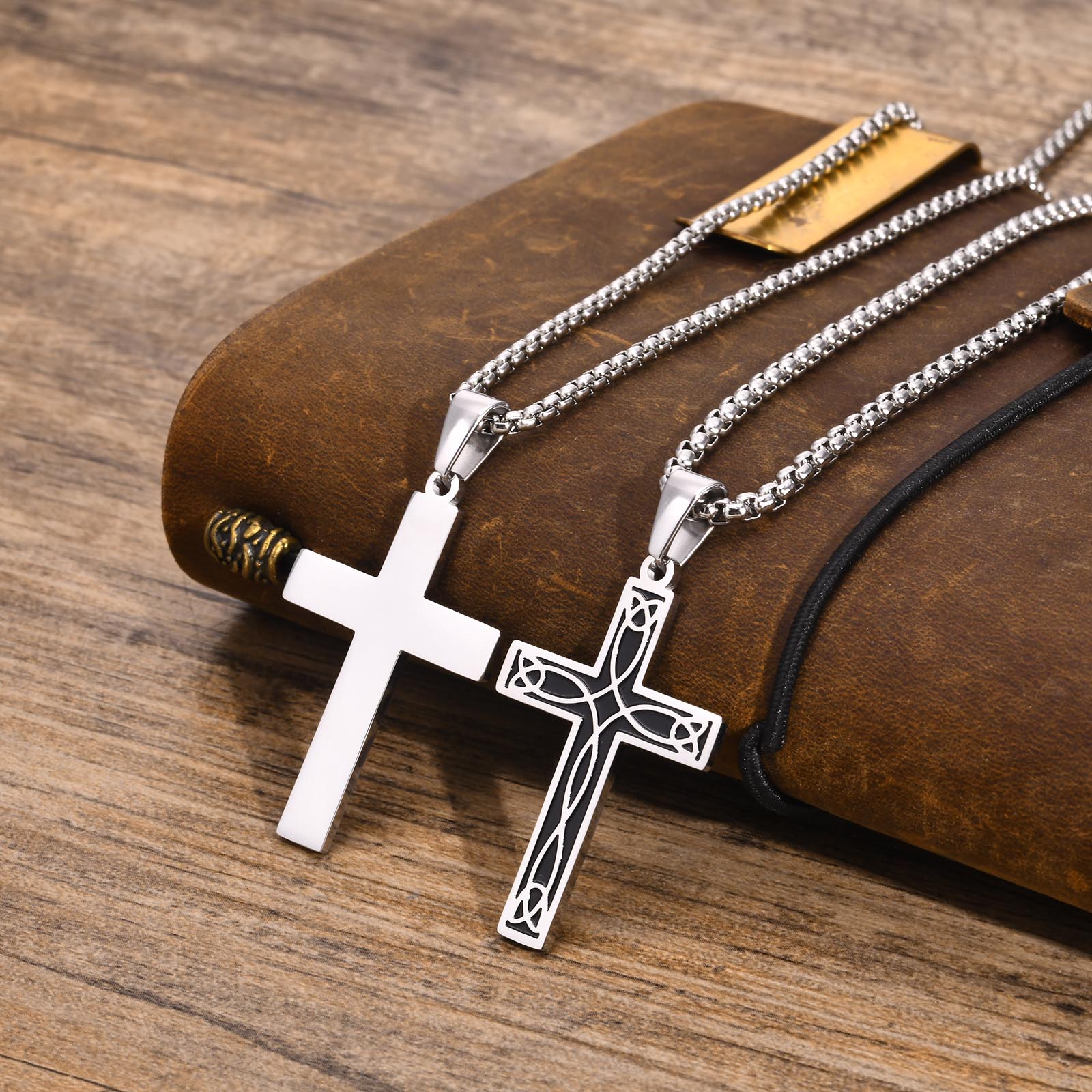 Mens Fashion In The 1930S - Mprainbow Mens Ethnic Celtic Cross Necklaces,