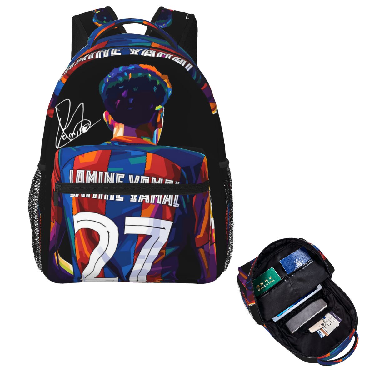 Mens Fashion In 1920 - Lamine Yamal Num 19 Backpack Hot