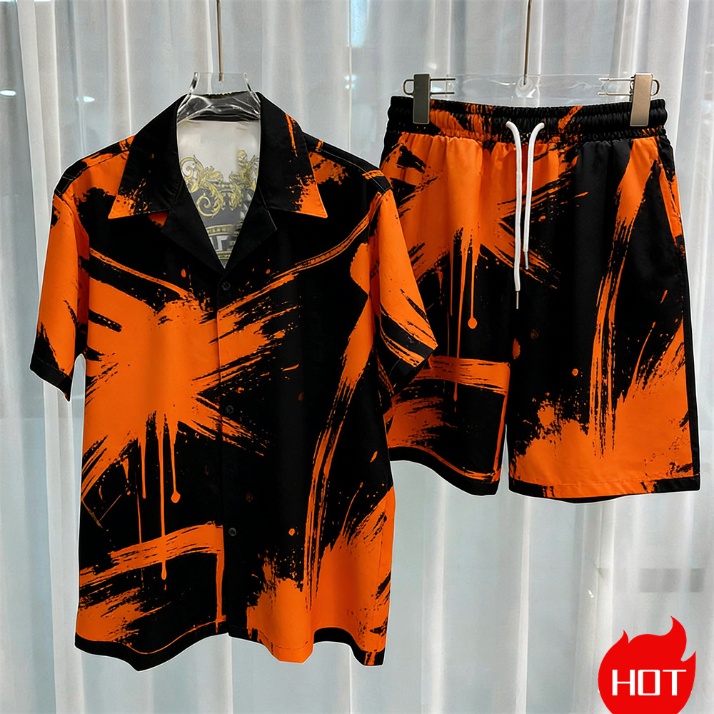 Digital printed men's set fash - Mens Fashion Clothes recension och pris