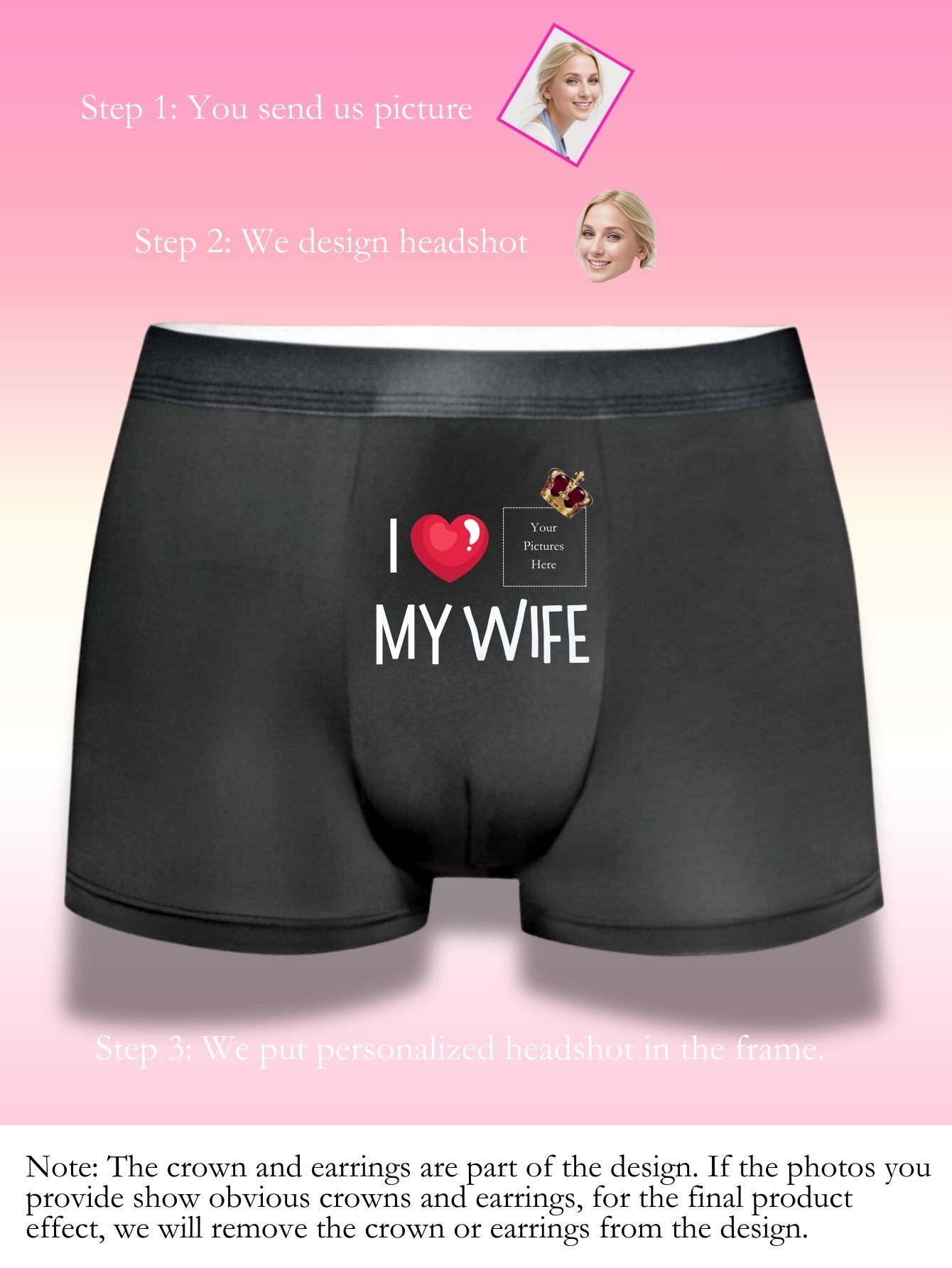Personalized I LOVE MY WIFE Fa - Men'S Fashion Underwear recension och pris