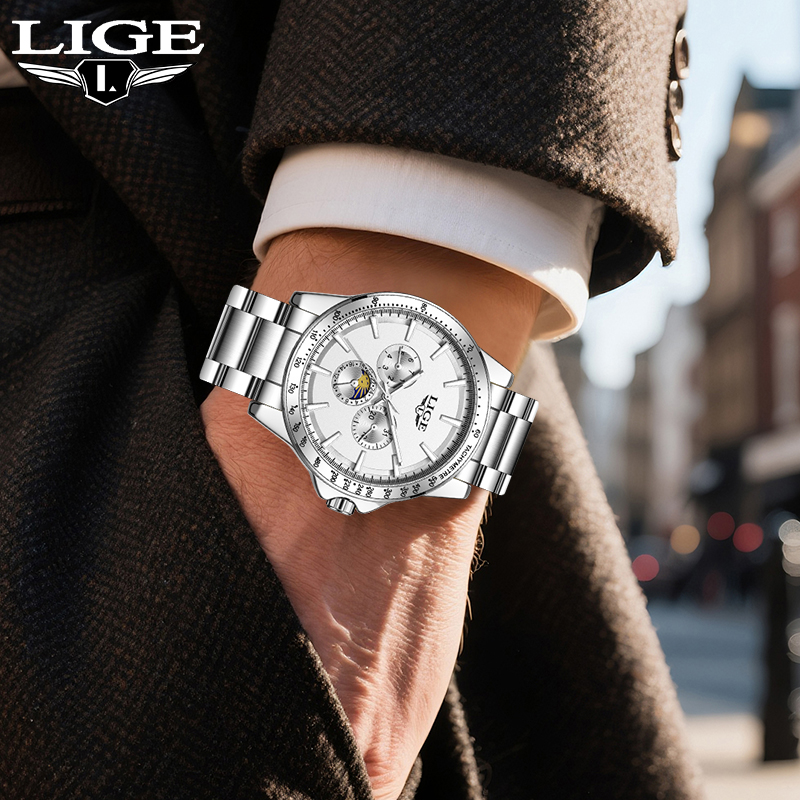LIGE Top Brand Luxury Quartz M - Mens Fashion Week recension och pris