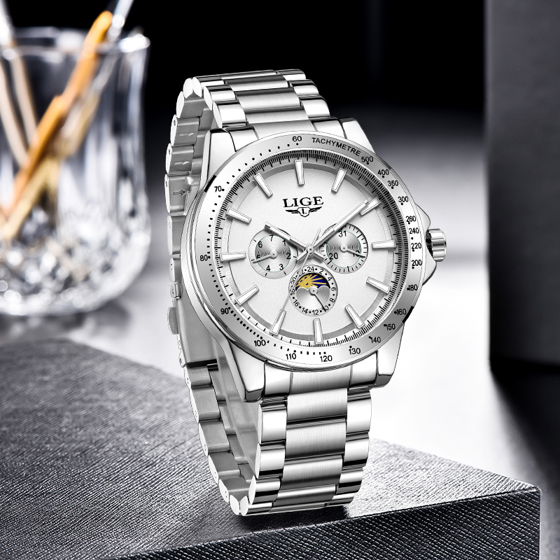 LIGE Top Brand Luxury Quartz M - Mens Fashion Week recension och pris
