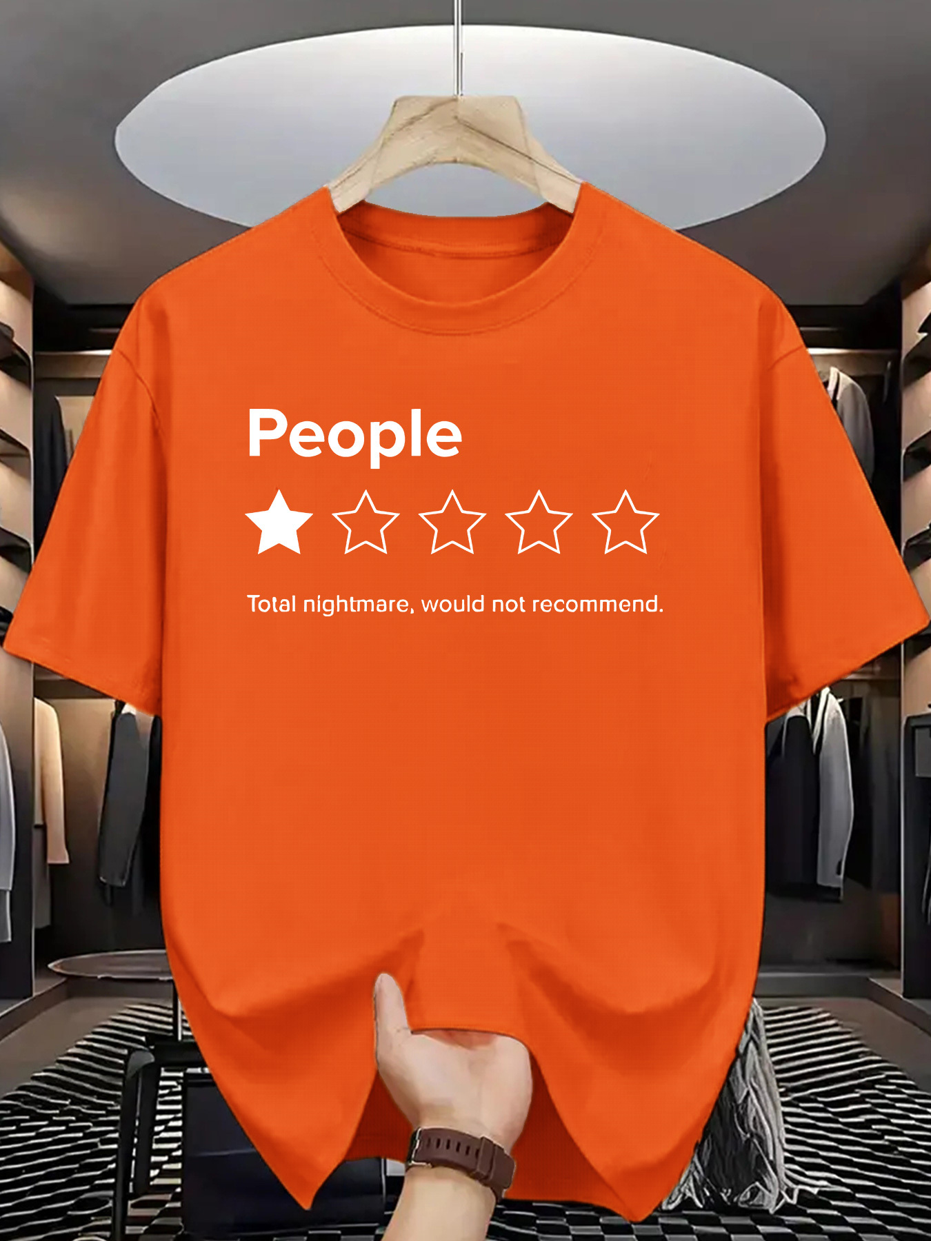 People 1 Star Review Print Gra - Men'S Fashion Reviews recension och pris