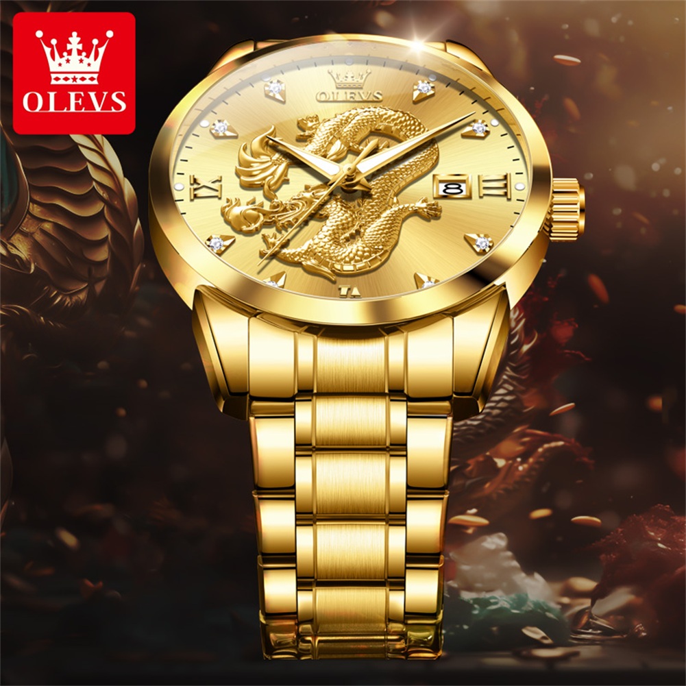 OLEVS 3619 Men Watch Luxury Go - Mens Fashion In 1920 recension och pris