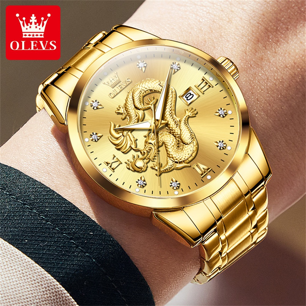 OLEVS 3619 Men Watch Luxury Go - Mens Fashion In 1920 recension och pris