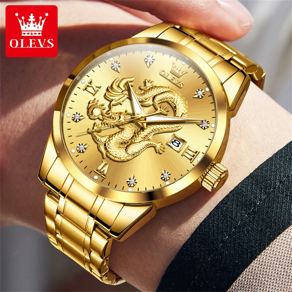 OLEVS 3619 Men Watch Luxury Go - Mens Fashion In 1920 recension och pris