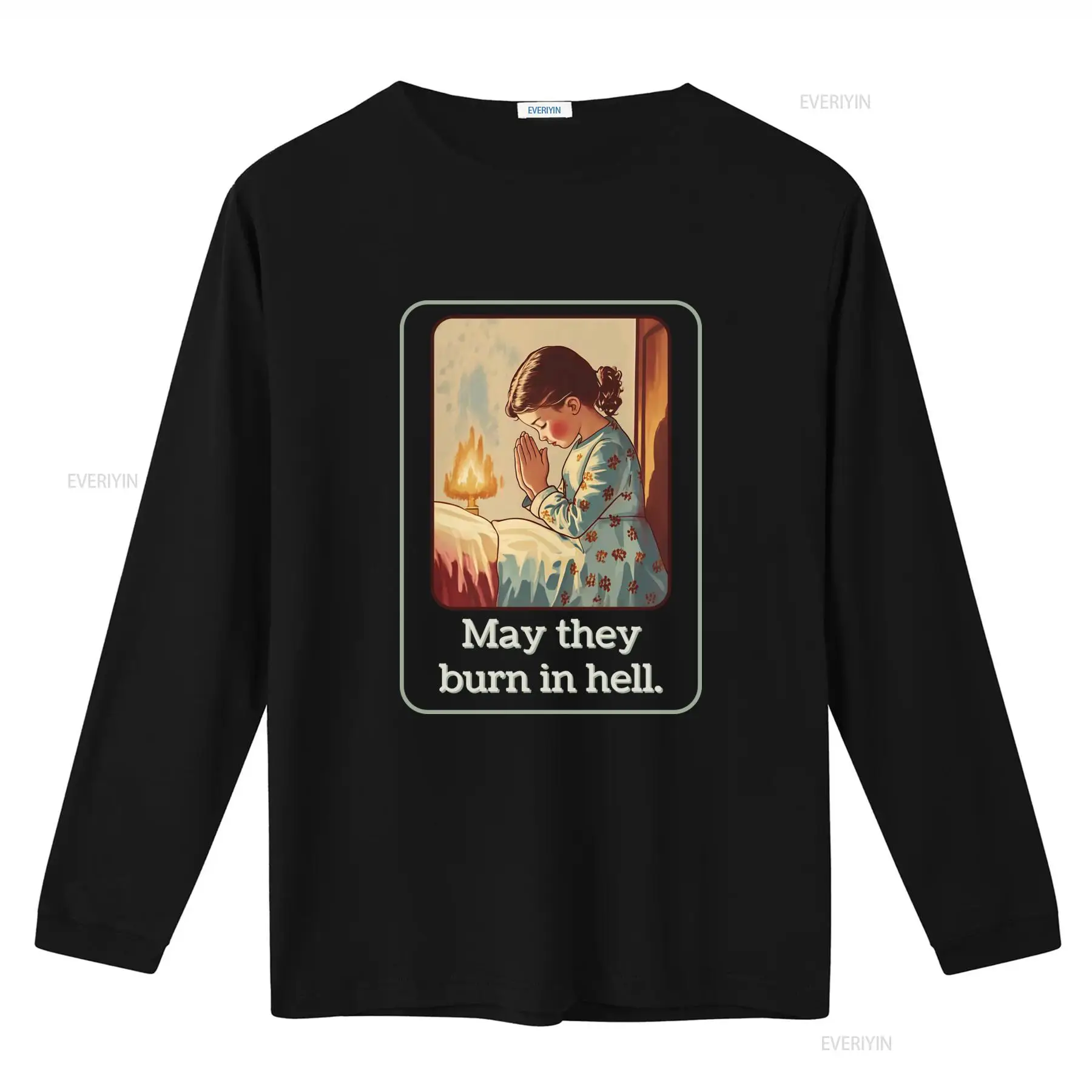 May They Burn In Hell T Shirt  - Mens Fashion In The 50S recension och pris