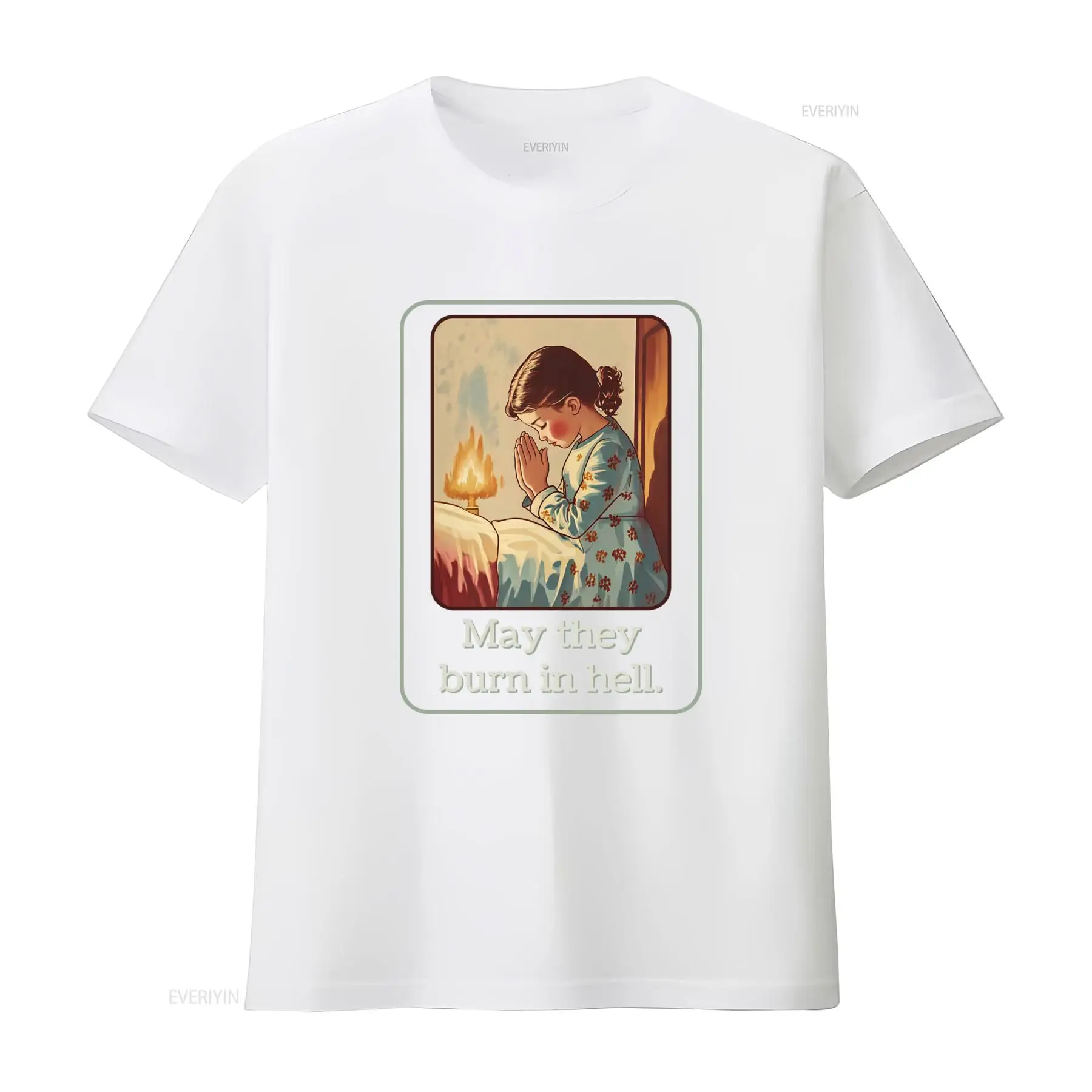 May They Burn In Hell T Shirt  - Mens Fashion In The 50S recension och pris