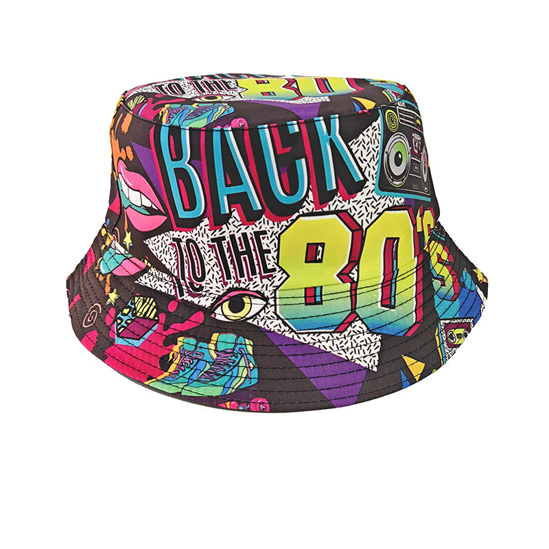 Fashion Retro Graffiti 80s 90s - Mens Fashion Bucket Hat recension och pris