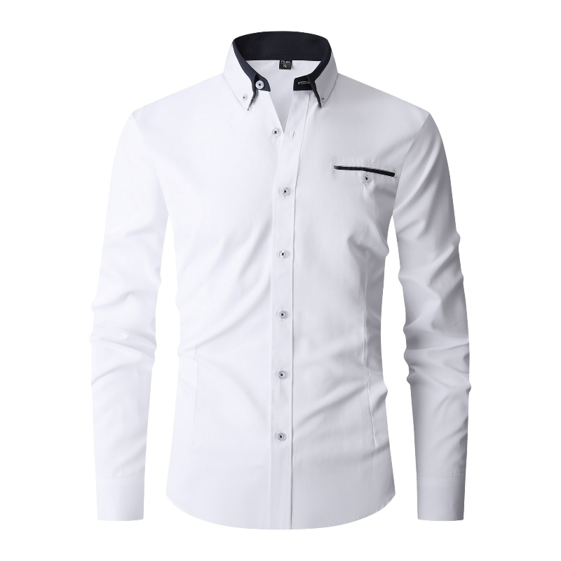 Men Formal Shirt Long Sleeve O - Men'S Fashion Formal recension och pris