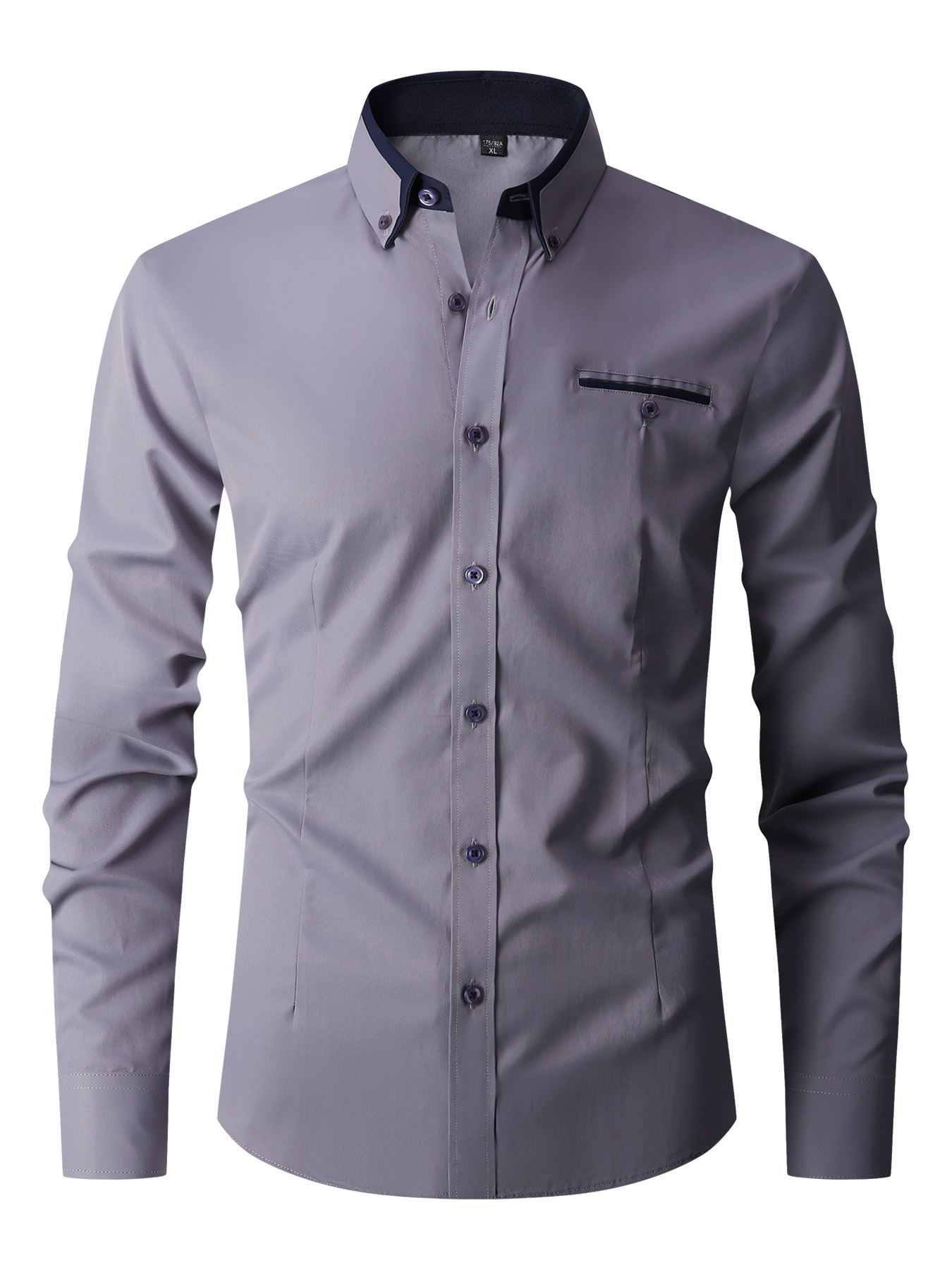 Men Formal Shirt Long Sleeve O - Men'S Fashion Formal recension och pris