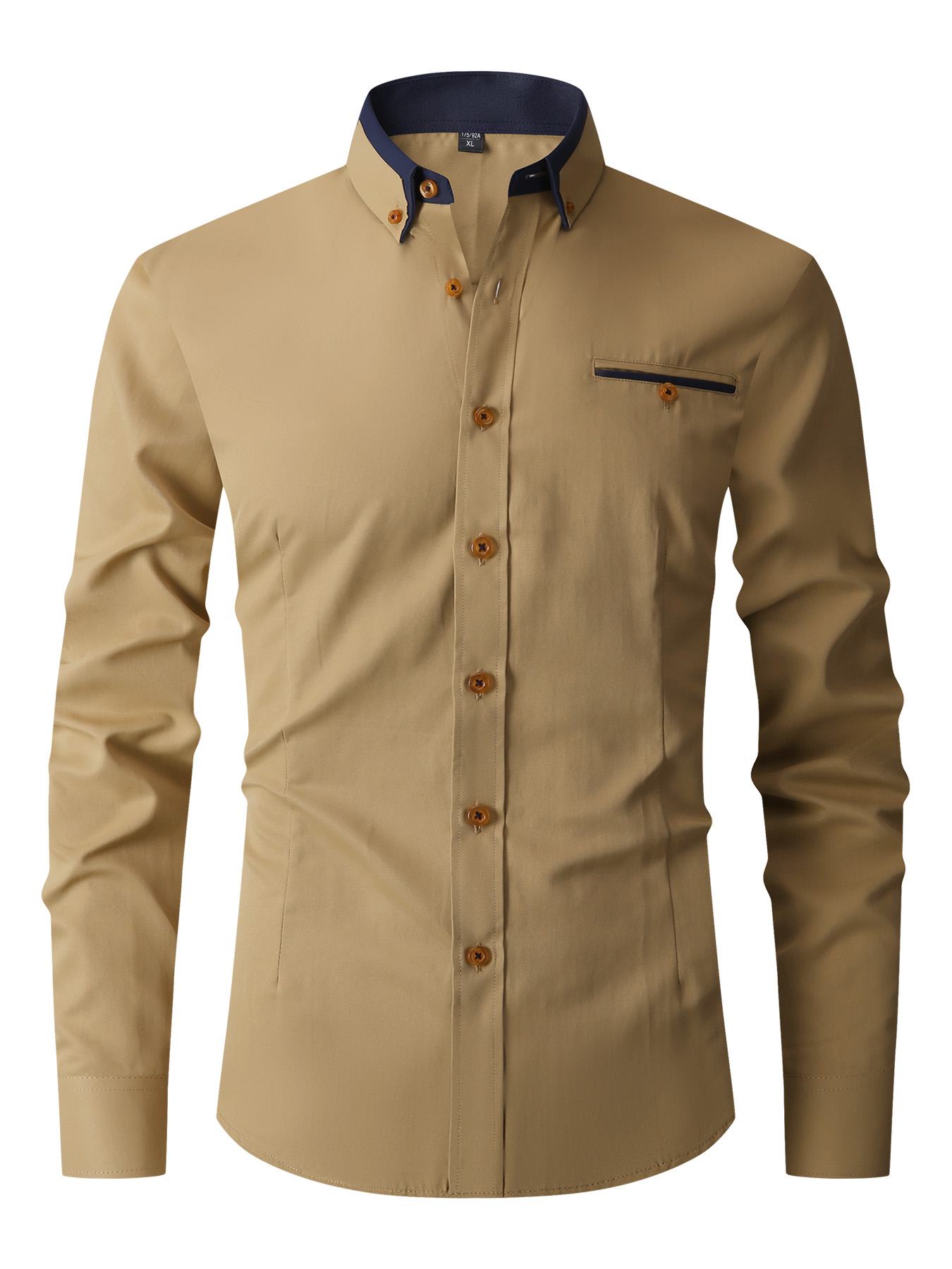 Men Formal Shirt Long Sleeve O - Men'S Fashion Formal recension och pris