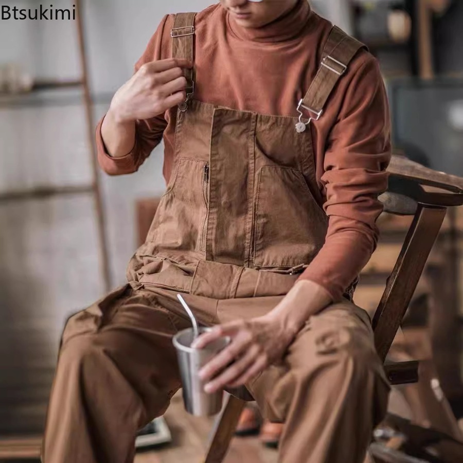 2026 Men's Retro Cotton Relaxe - Men'S Fashion Overalls recension och pris