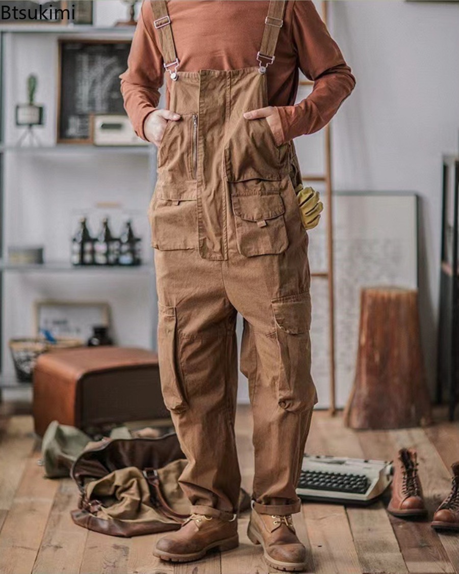 2026 Men's Retro Cotton Relaxe - Men'S Fashion Overalls recension och pris