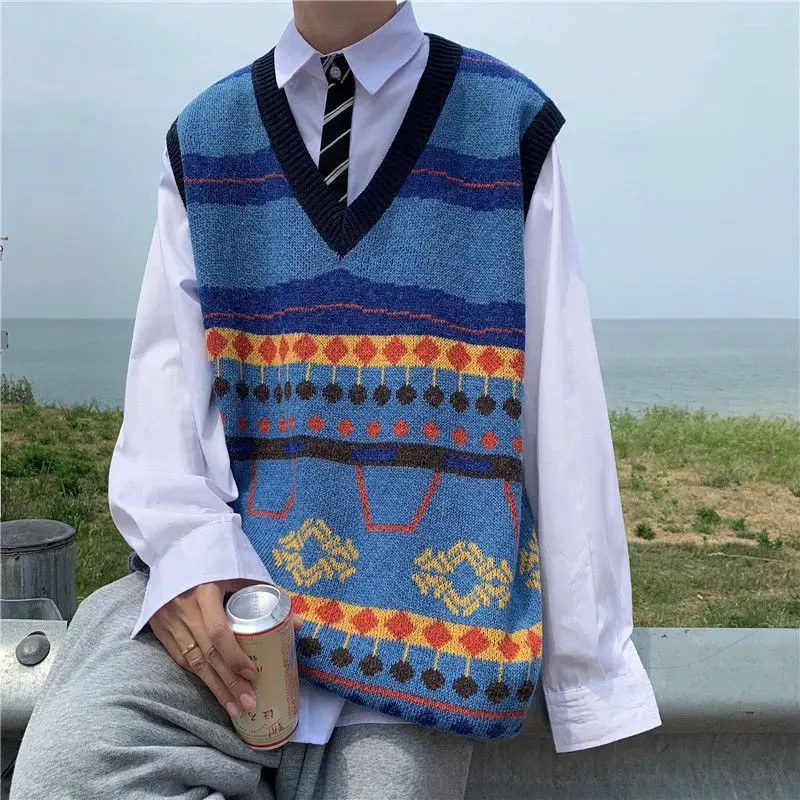 Waistcoat Korean Fashion Knit  - Men'S Fashion Reviews recension och pris