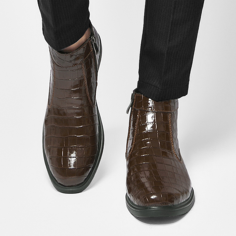 Fashionable Men Chelsea Boots  - Men'S Fashion Formal recension och pris