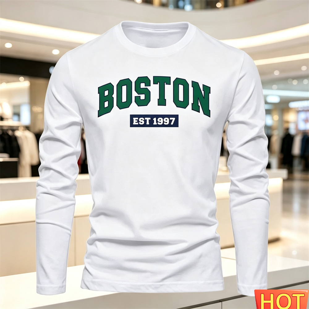 Autumn Summer Men's long sleev - Mens Fashion Clothes recension och pris