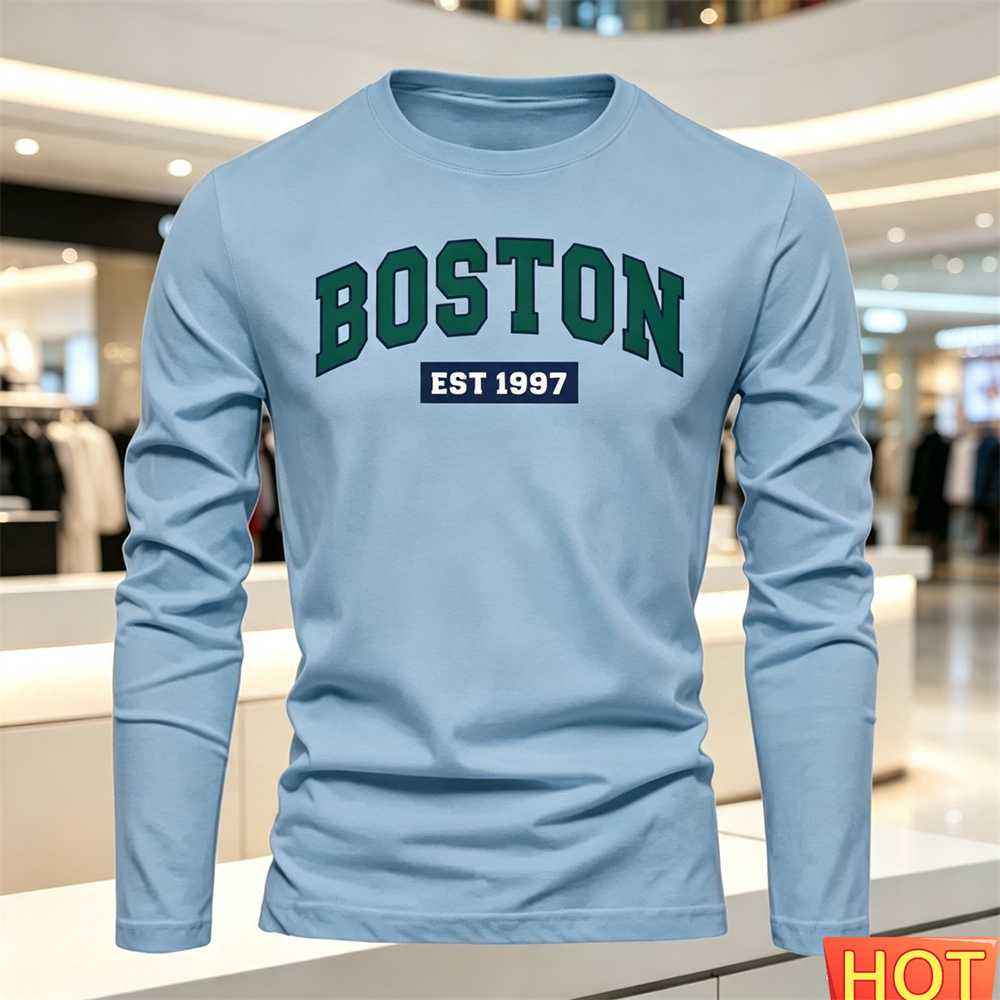 Autumn Summer Men's long sleev - Mens Fashion Clothes recension och pris