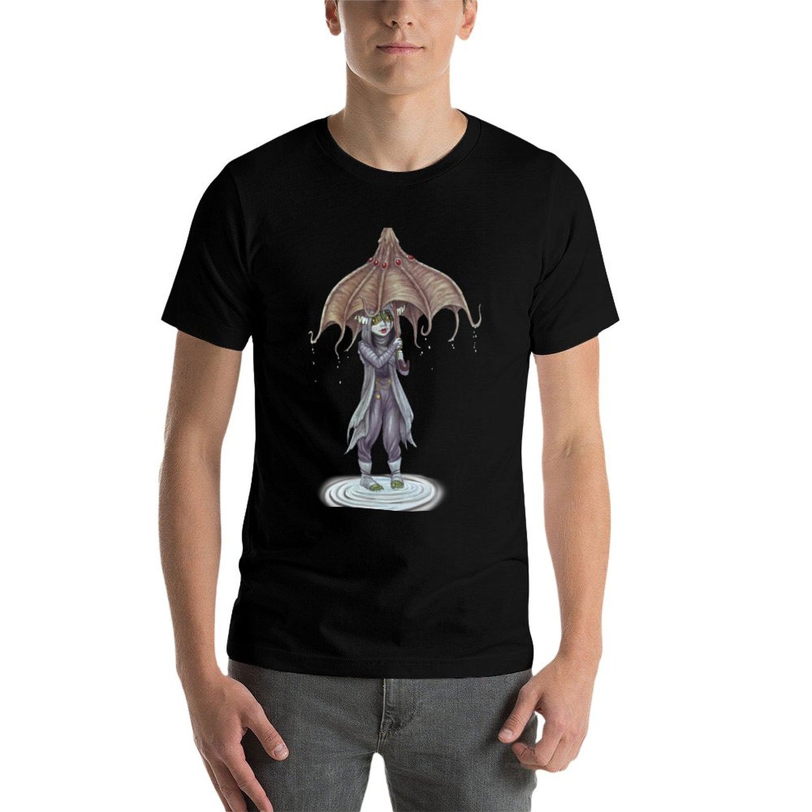 Nott n umbrella T-Shirt Casual - Men'S Fashion Umbrella recension och pris