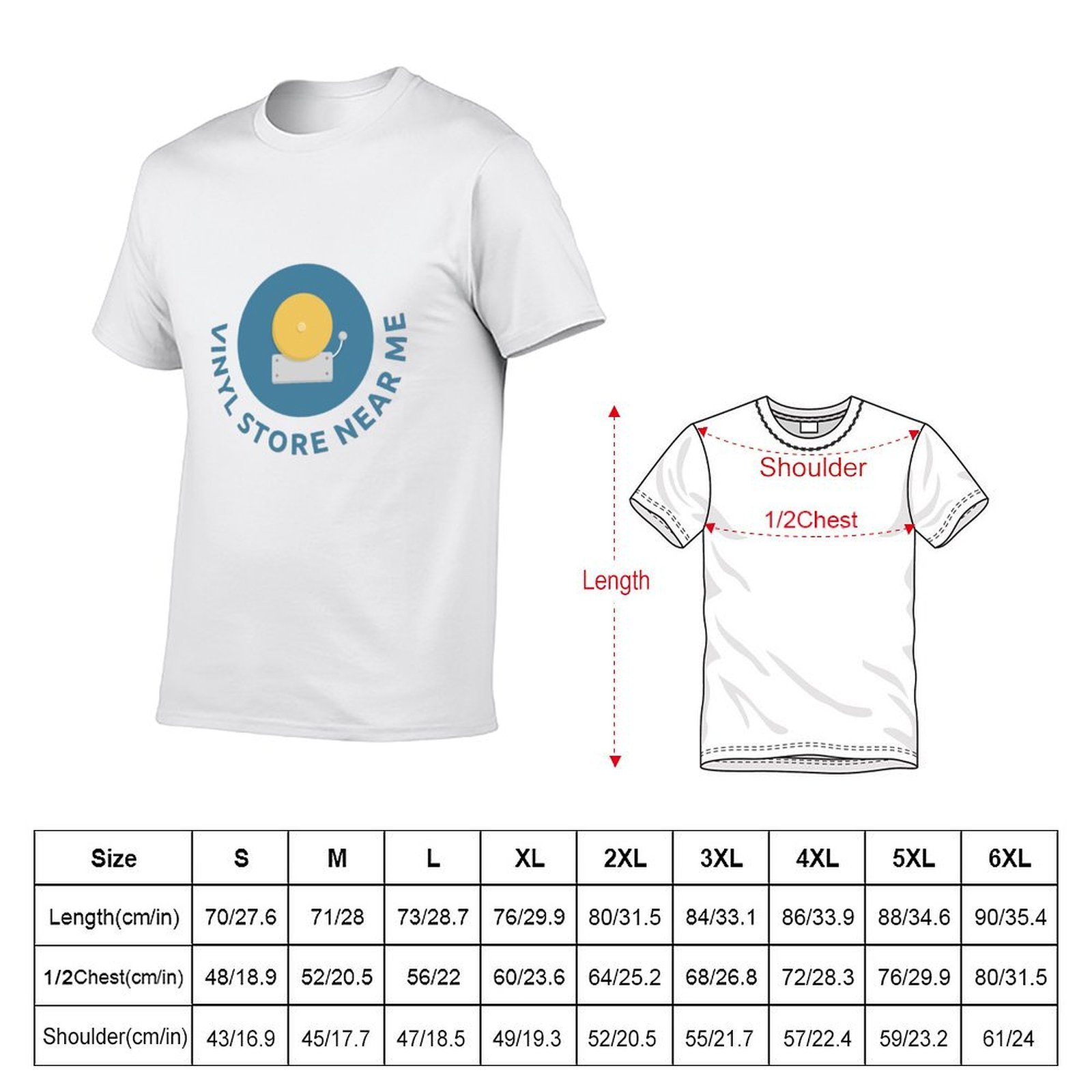 Vinyl store near me Tshirt T-S - Men'S Fashion Near Me recension och pris