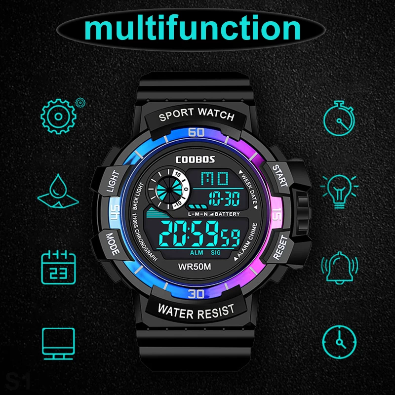 Fashion Digital Watches for Me - Mens Fashion In 1920 recension och pris
