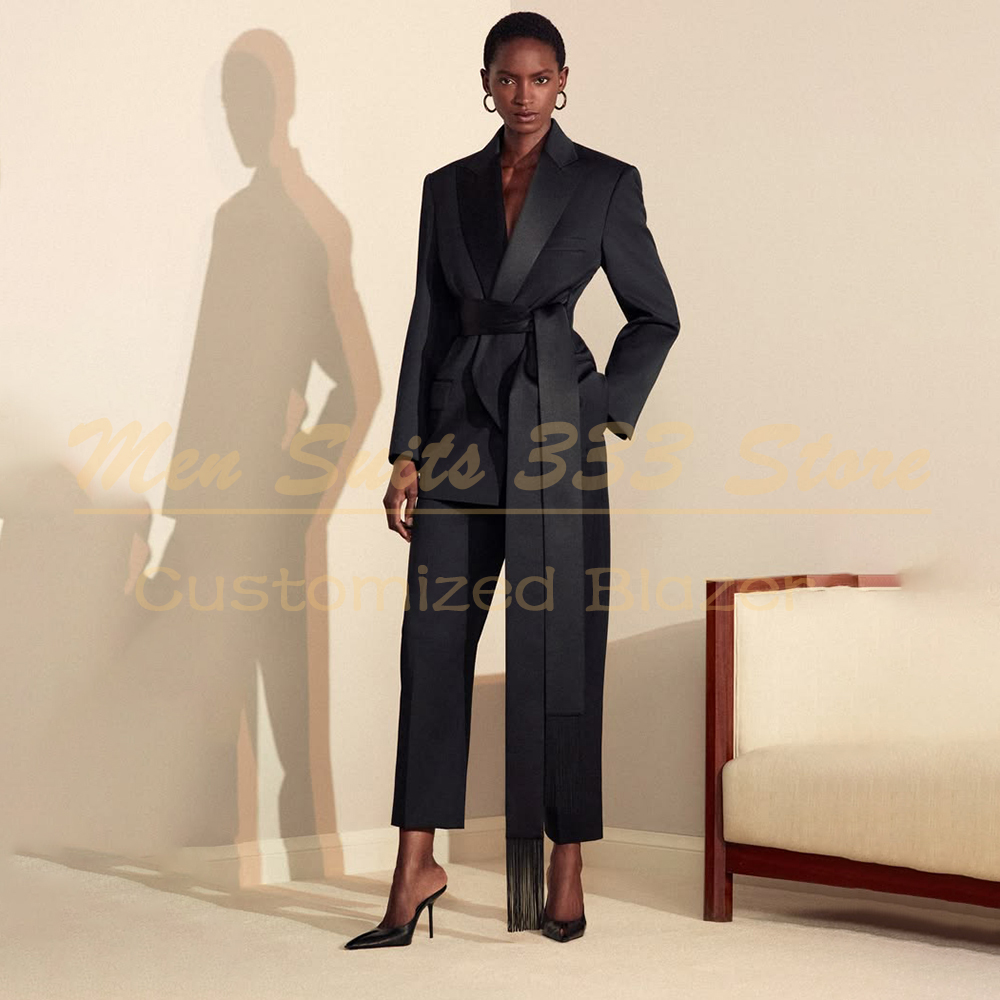 Black Belted Women's 2 Piece S - Men'S Fashion All Black Outfit recension och pris