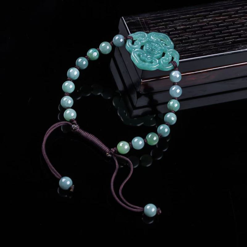 Natural Jadeite A-grade Bracel - Men'S Fashion Jewelry Bracelets recension och pris