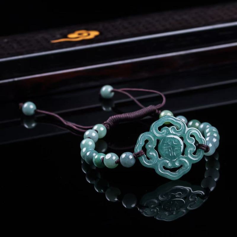 Natural Jadeite A-grade Bracel - Men'S Fashion Jewelry Bracelets recension och pris