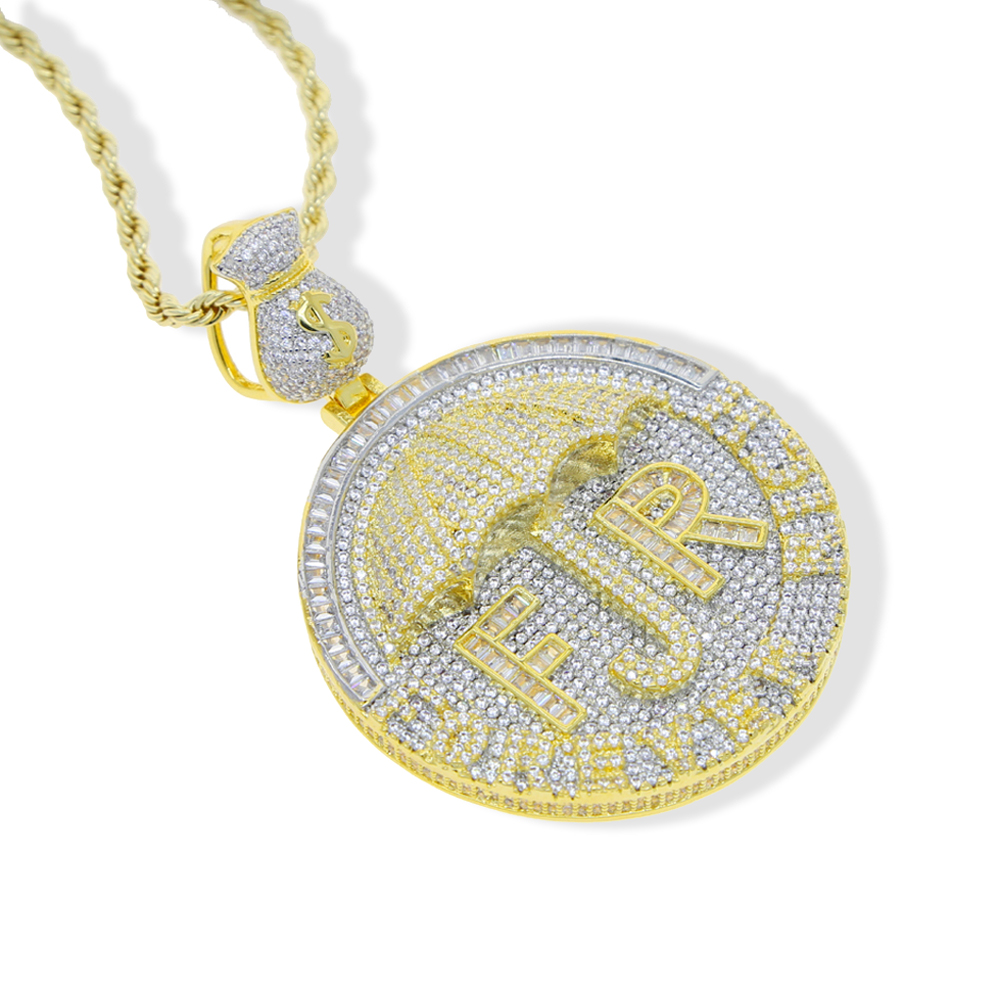 Iced Out Bling CZ Letter Forev - Men'S Fashion Umbrella recension och pris