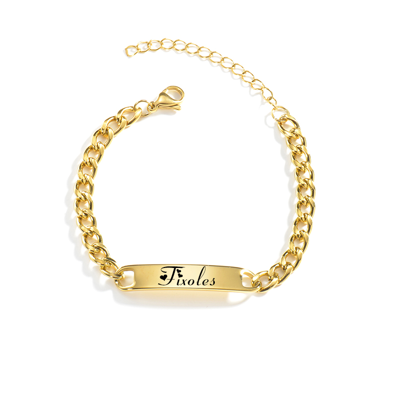 Goxijite Custom Engraved Name  - Men'S Fashion Jewelry Bracelets recension och pris