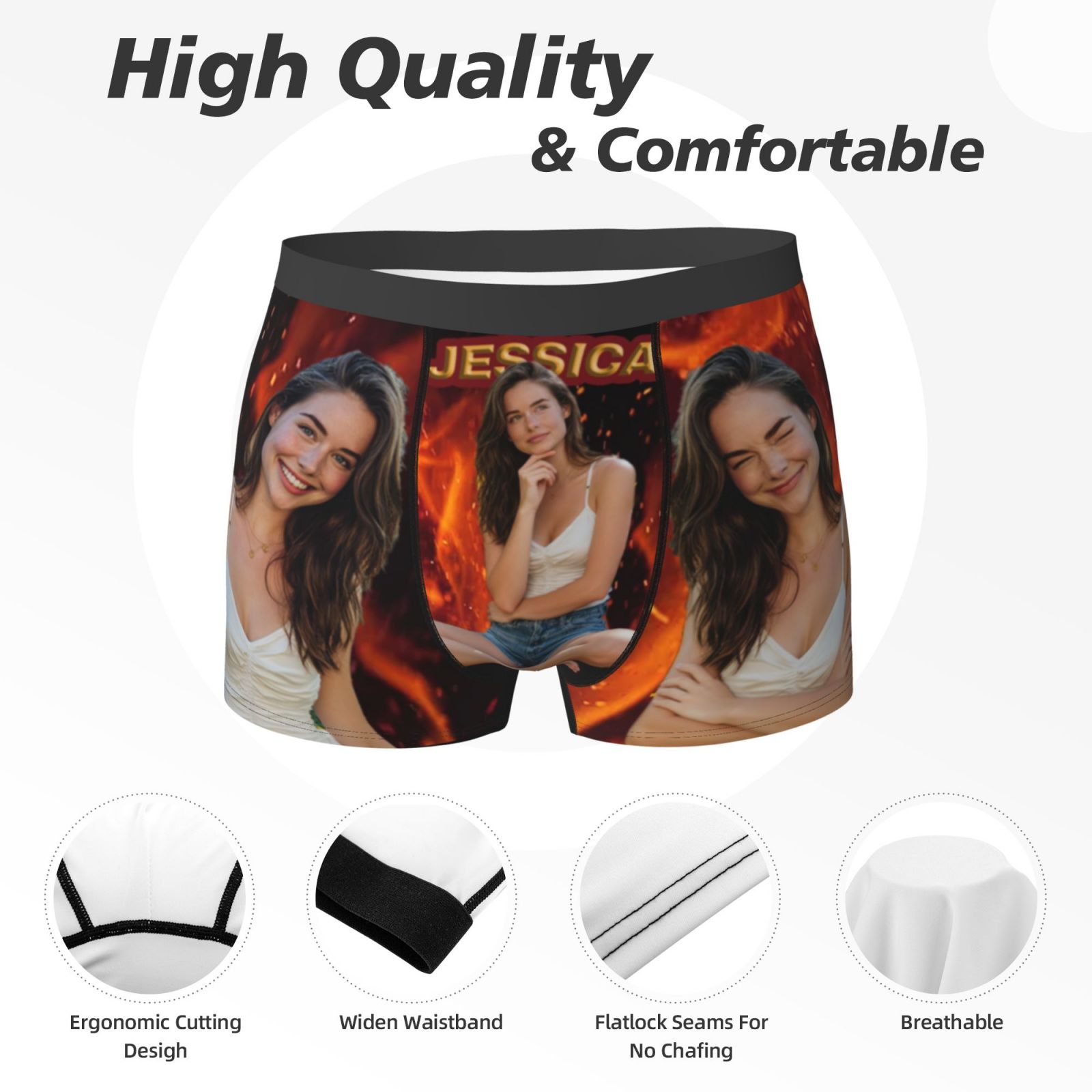Personalized Face Photo Underw - Men'S Fashion Underwear recension och pris