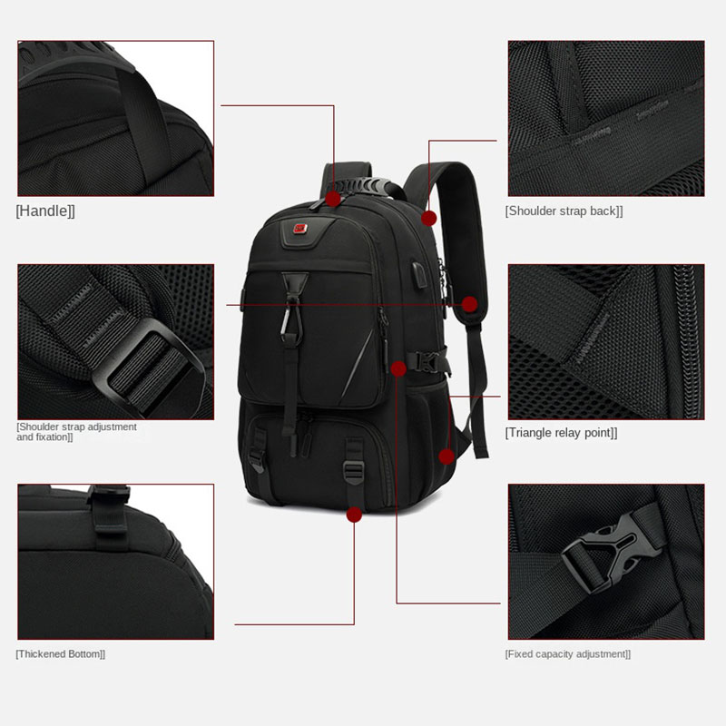 50/60/80L Unisex Men Outdoor B - Men'S Fashion Over 60 recension och pris