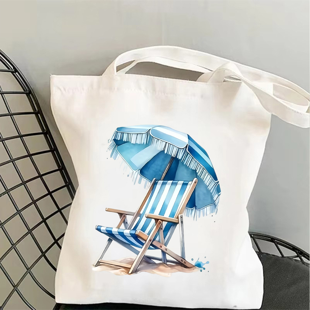 Watercolor Beach Chair And Umb - Men'S Fashion Umbrella recension och pris