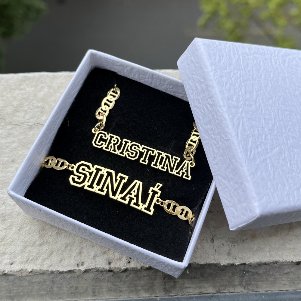 DUOYING Custom Name Hollow Nec - Men'S Fashion Jewelry Bracelets recension och pris