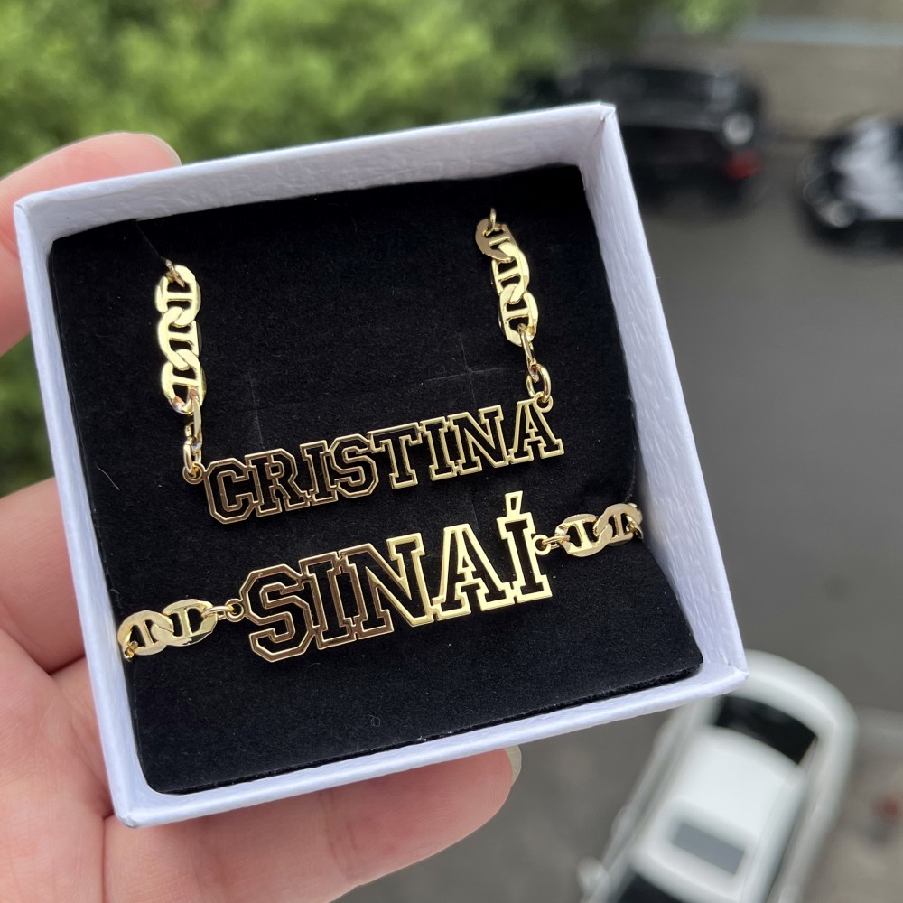 DUOYING Custom Name Hollow Nec - Men'S Fashion Jewelry Bracelets recension och pris