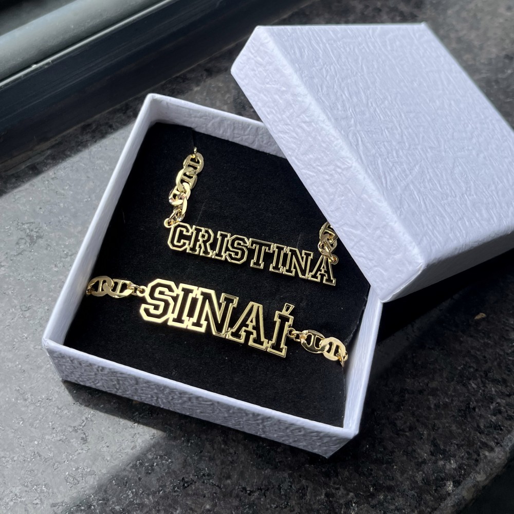 DUOYING Custom Name Hollow Nec - Men'S Fashion Jewelry Bracelets recension och pris