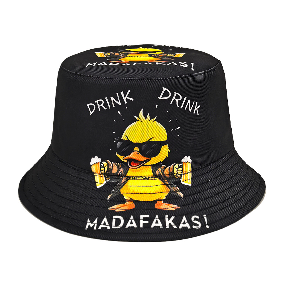 Funny Duck Print Panama Summer - Mens Fashion Bucket Hat recension och pris