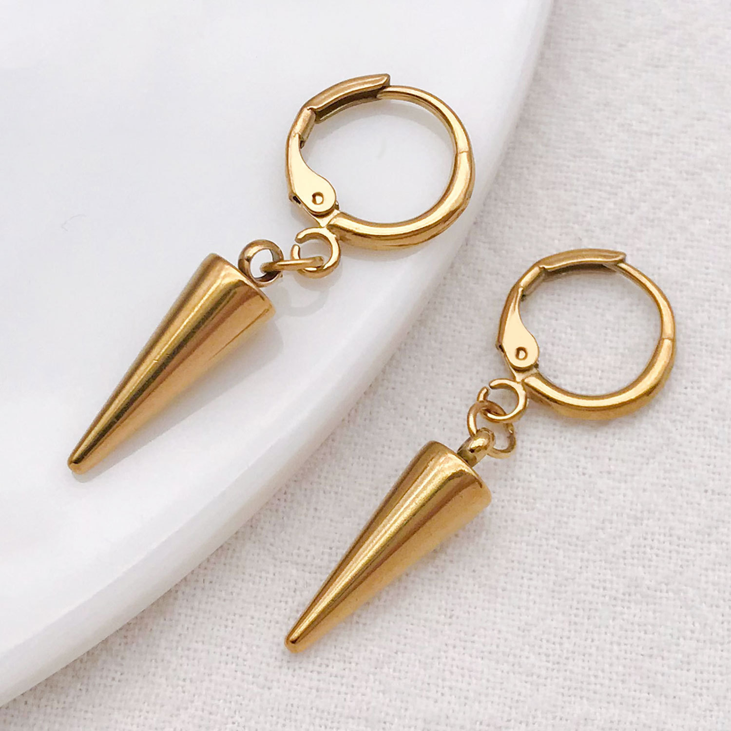 8PCS Stainless Steel Cone Char - Men'S Fashion Necklaces recension och pris