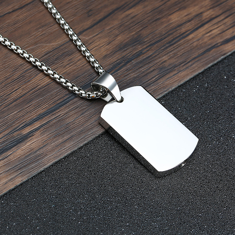 Men Dog Tag Urn Necklace,Stain - Mens Fashion In The 50S recension och pris