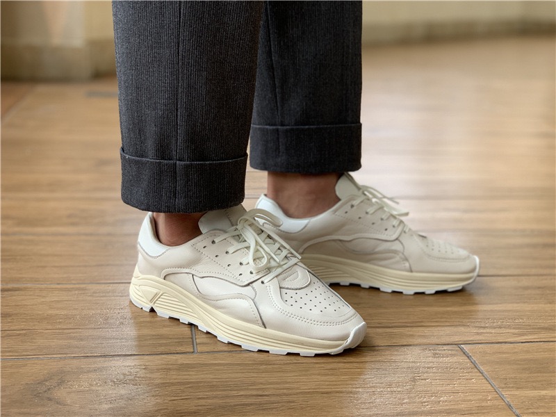 Round-toe Lace-up Casual White - Mens Fashion Week recension och pris