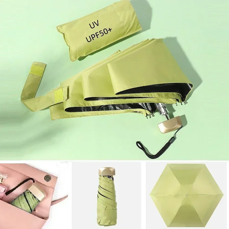Mini five-fold umbrella sun pr - Men'S Fashion Umbrella recension och pris