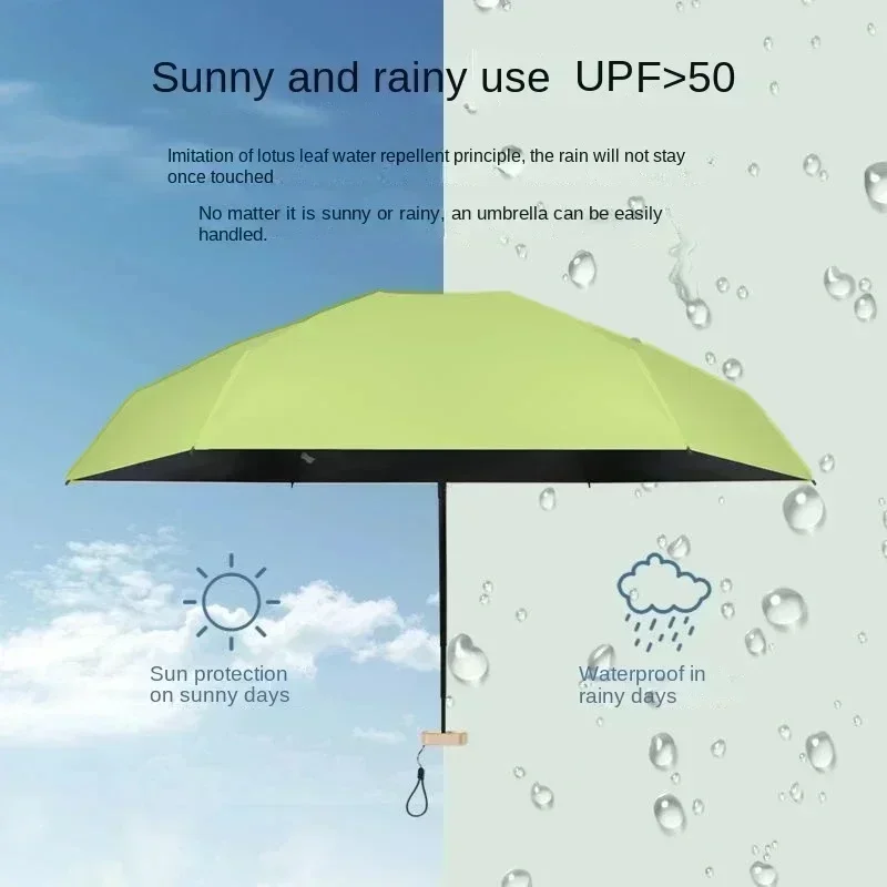 Mini five-fold umbrella sun pr - Men'S Fashion Umbrella recension och pris