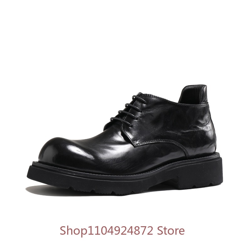 Luxury Fashion Round Toe Derby - Men'S Fashion Formal recension och pris