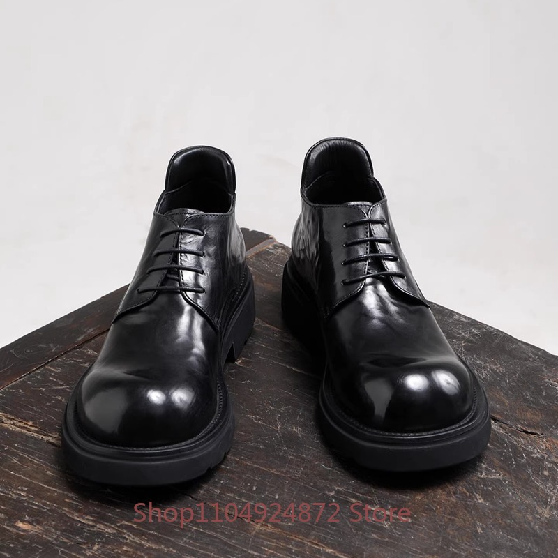 Luxury Fashion Round Toe Derby - Men'S Fashion Formal recension och pris