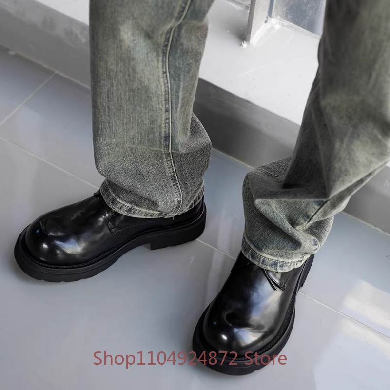 Luxury Fashion Round Toe Derby - Men'S Fashion Formal recension och pris