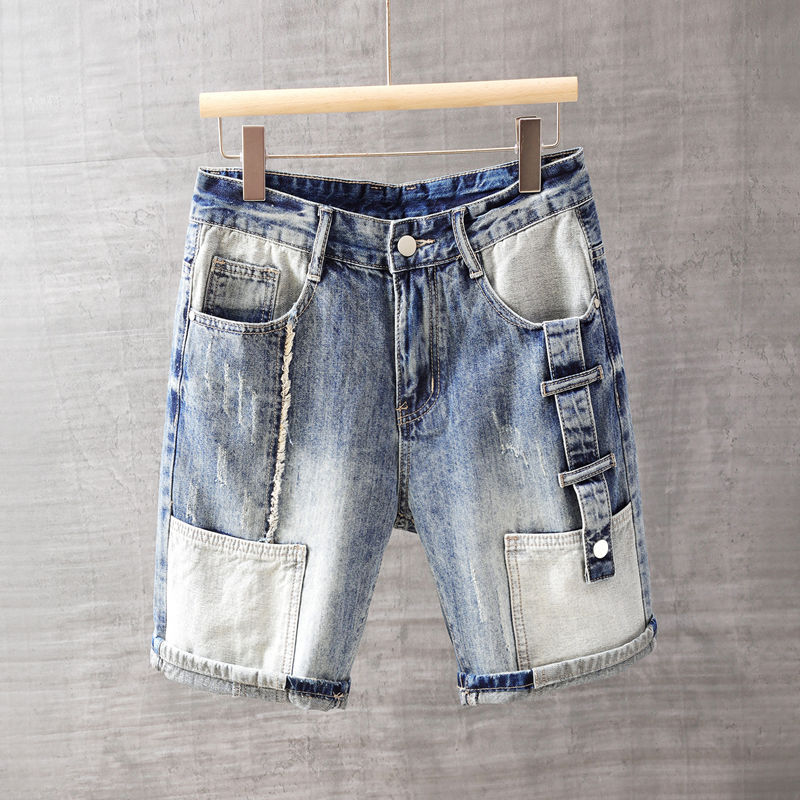 Men's Short Jeans Pants with P - Men'S Fashion Overalls recension och pris