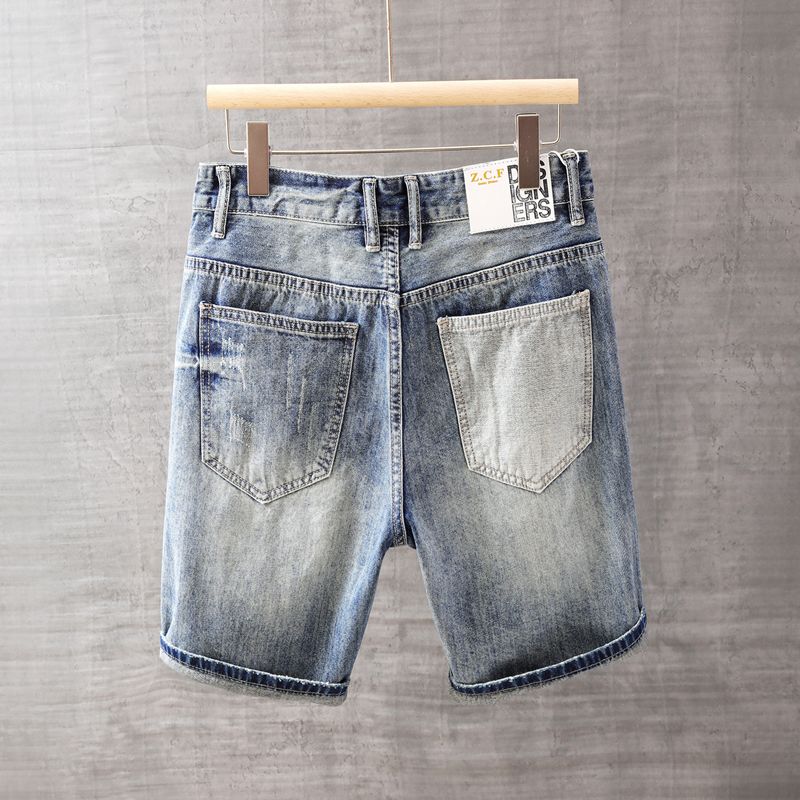 Men's Short Jeans Pants with P - Men'S Fashion Overalls recension och pris