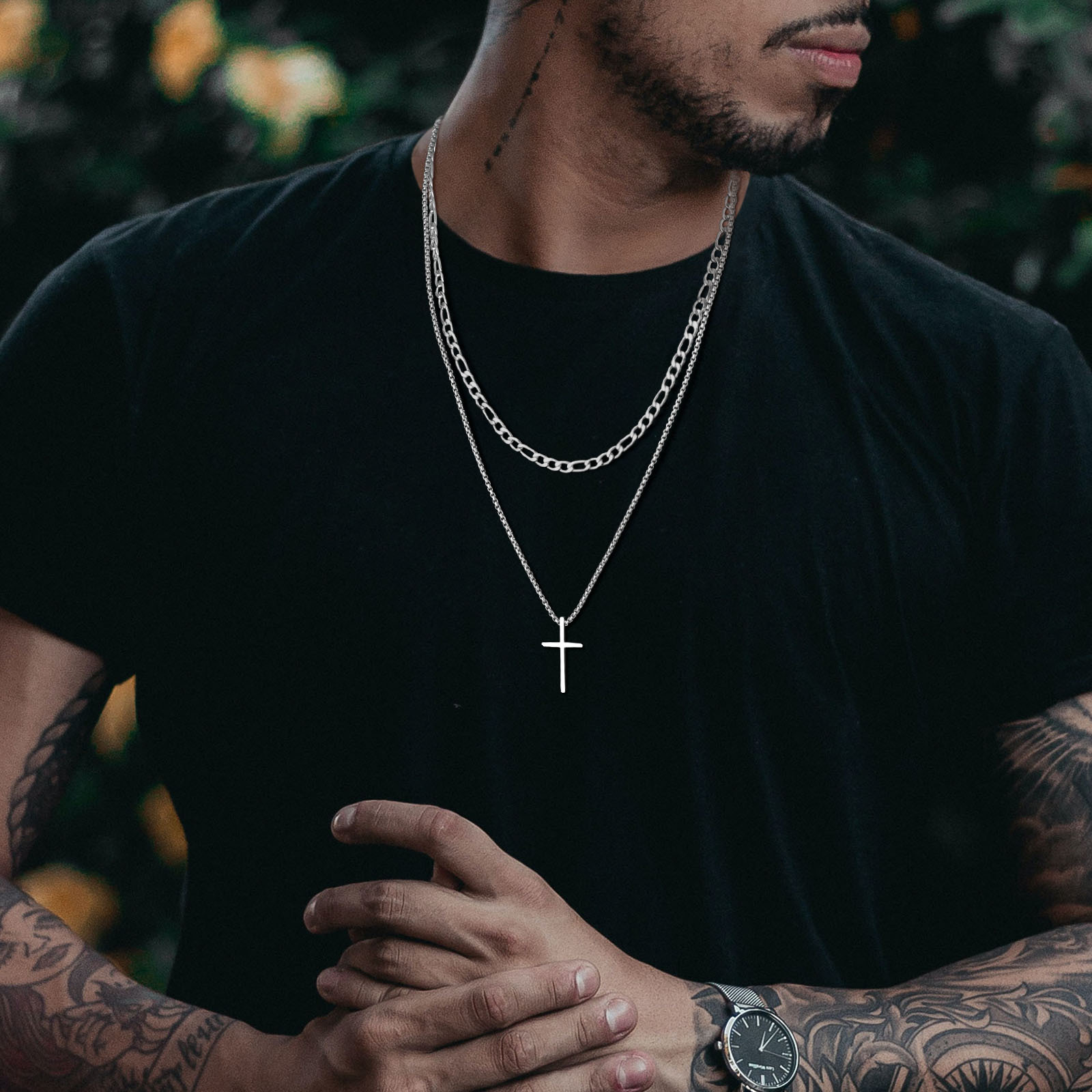 Trendy Cross Necklace for Men  - Mens Fashion In The 50S recension och pris