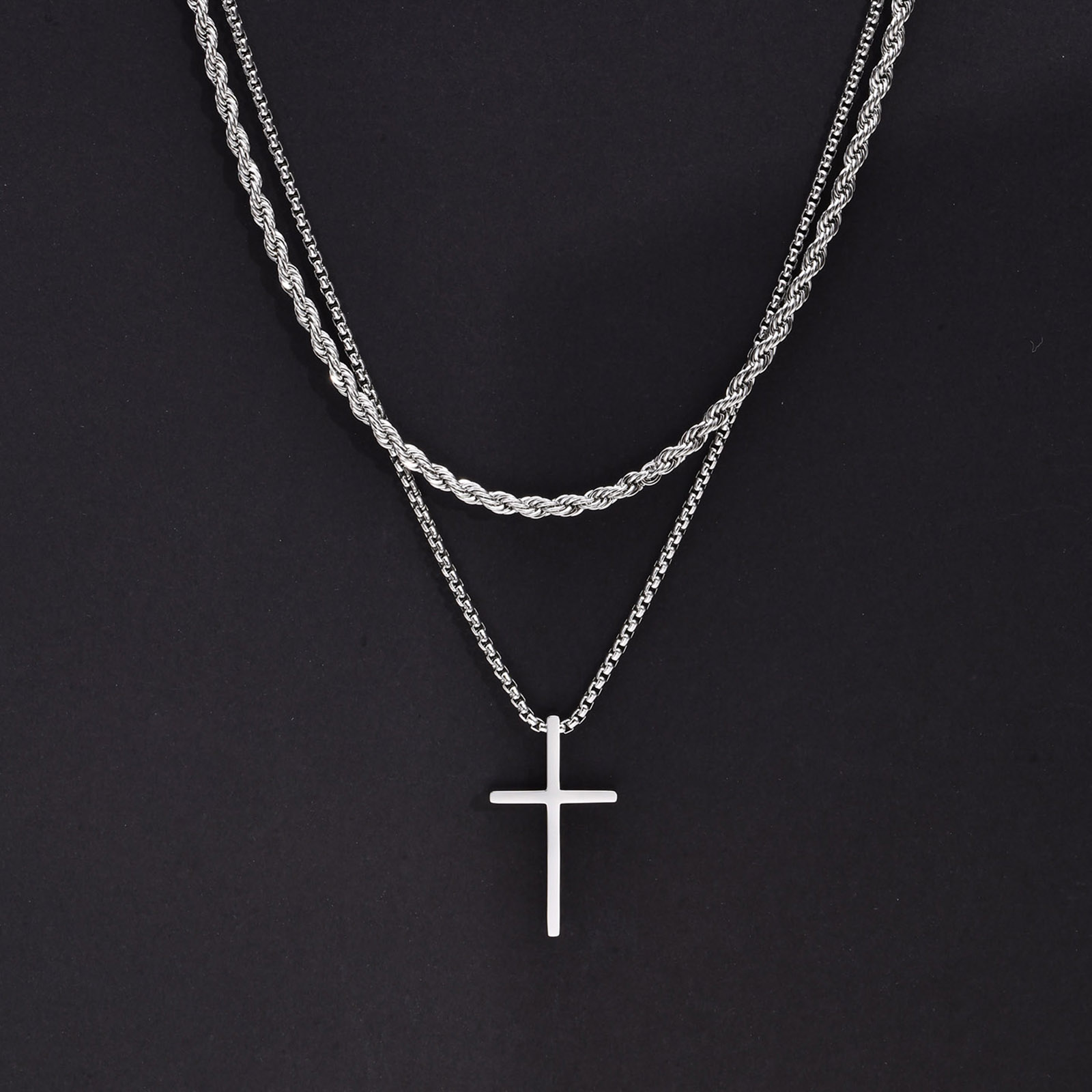 Trendy Cross Necklace for Men  - Mens Fashion In The 50S recension och pris